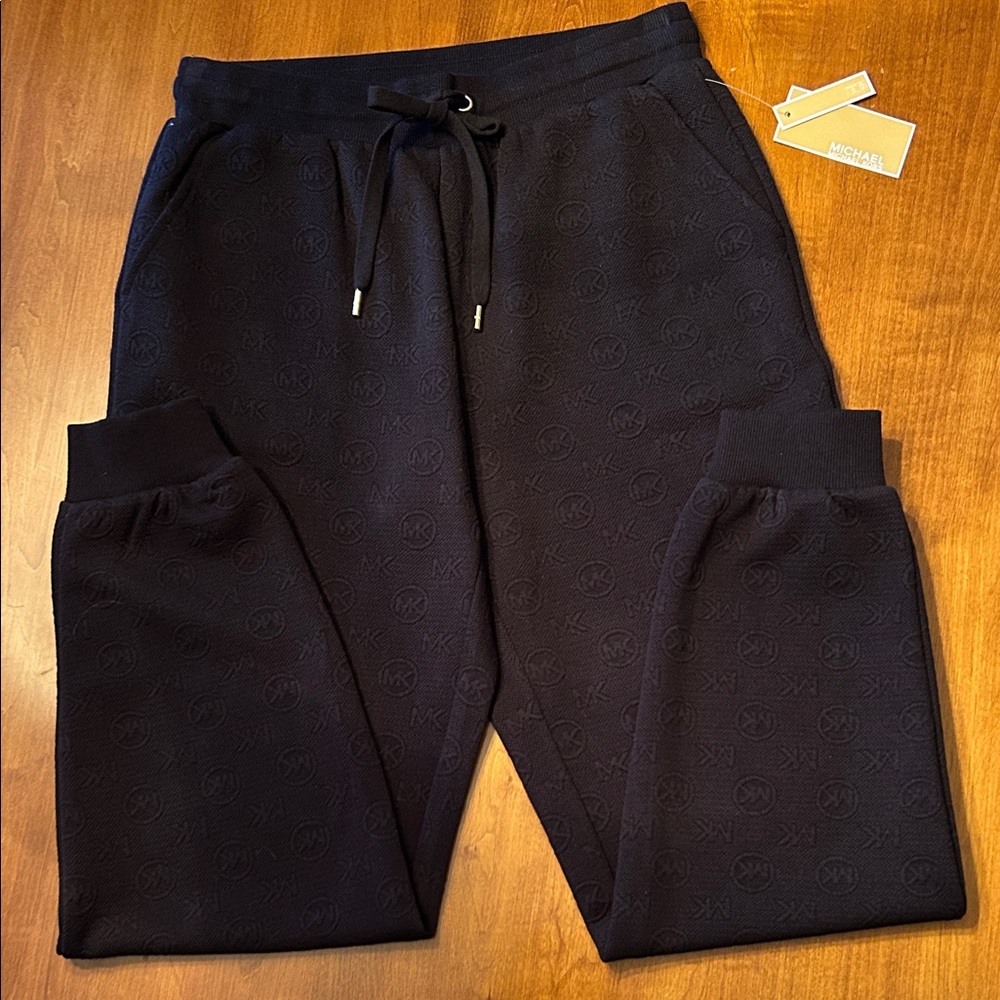 Michael Kors Black Logo Sweatpants